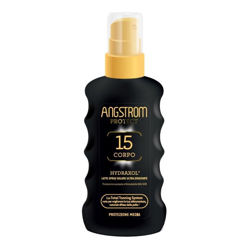 Angstrom Latte Solare Spray Protettivo Idratante 15 formato 175 ml Angstrom Latte Solare Spray Protettivo Idratante 15 formato 175 ml