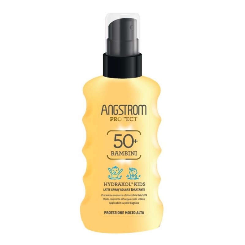 Angstrom Protettivo Idratante Hydraxol Kids Latte Solare Spray 50+ 175 ml
