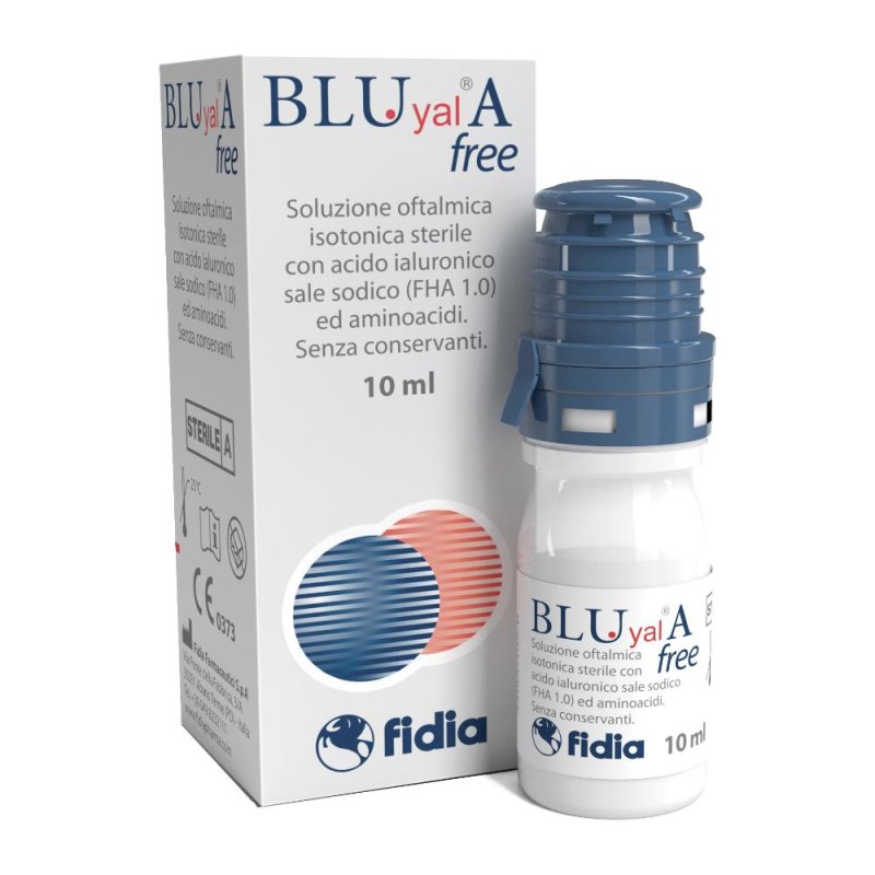 Blu Yal A Free Soluzione Oftalmica 10ml Blu Yal A Free Soluzione Oftalmica 10ml