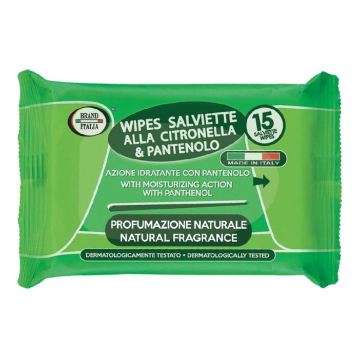 SALVIETTE ALLA CITRONELLA SALVIETTE ALLA CITRONELLA