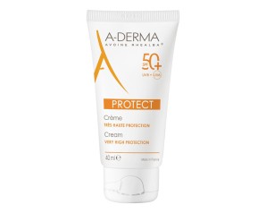 A-Derma  Solare Protect SPF50+ Crema Viso Corpo Protezione Altissima 40 ml