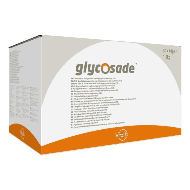 Glycosade neutro 30 bustine - alimento a fini medici speciali per glicogenosi epatica