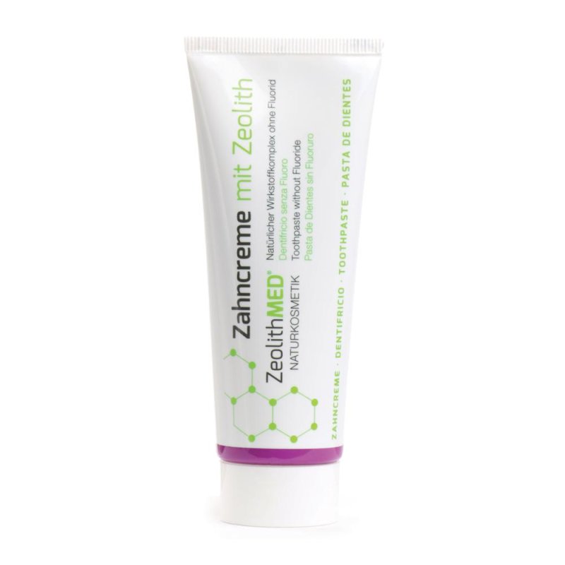 Zeolite Med Dent senza fluoro 75 ml - dentifricio in pasta con zeolite senza fluoro