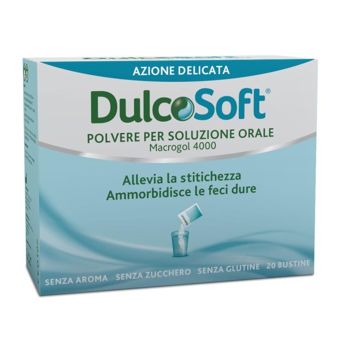 DulcoSoft lassativo per stitichezza e feci dure 20 bustine - Opella Healthcare Italy Srl