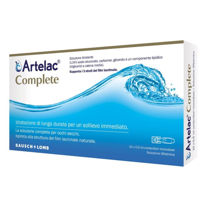 Bausch & Lomb-iom Artelac Complete 10 Unita' Monodose Bausch & Lomb-iom Artelac Complete 10 Unita' Monodose