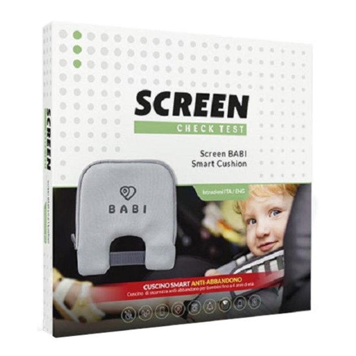 Screen Babi Smart Cushion - cuscino anti abbandono per seggiolino auto con allarme su app Screen Babi Smart Cushion - cuscino anti abbandono per seggiolino auto con allarme su app