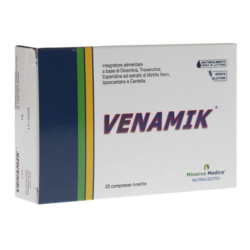Minerva Medica Venamik 20 Compresse Minerva Medica Venamik 20 Compresse