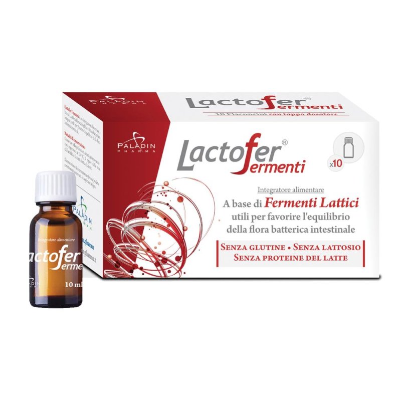 Pharma Lactofer Integratore con fermenti lattici 10 flaconcini da 10 ml Pharma Lactofer Integratore con fermenti lattici 10 flaconcini da 10 ml