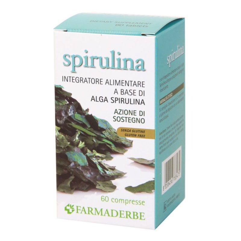 Spirulina Integratore Alimentare 60 Compresse Naturali ad Alto Contenuto di Proteine e Vitamine Spirulina Integratore Alimentare 60 Compresse Naturali ad Alto Contenuto di Proteine e Vitamine