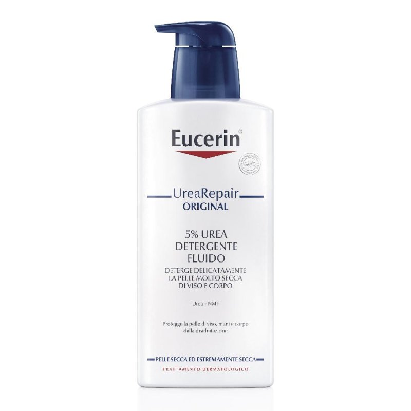 Eucerin UreaRepair Detergente Fluido 5% Urea Pelle Ruvida Secca 400 ml Eucerin UreaRepair Detergente Fluido 5% Urea Pelle Ruvida Secca 400 ml