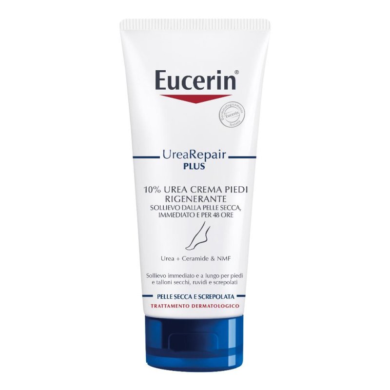 Eucerin UreaRepair 10% Plus Crema Rigenerante Piedi Pelle Secca 100 ml Eucerin UreaRepair 10% Plus Crema Rigenerante Piedi Pelle Secca 100 ml