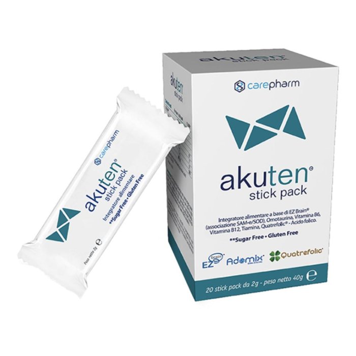 Carepharm Akuten 20stick Pack Da 2 G