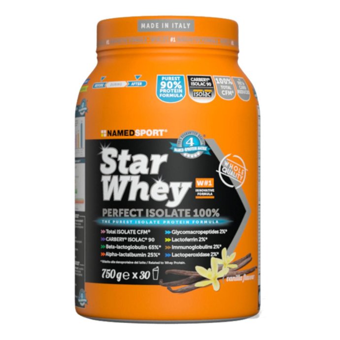 Namedsport Star Whey Isolate Vanilla integratore di proteine 750 g