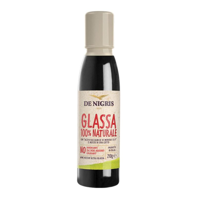 De Nigris Glassa 100% Naturale - Con Aceto Balsamico di Modena IGP De Nigris Glassa 100% Naturale - Con Aceto Balsamico di Modena IGP