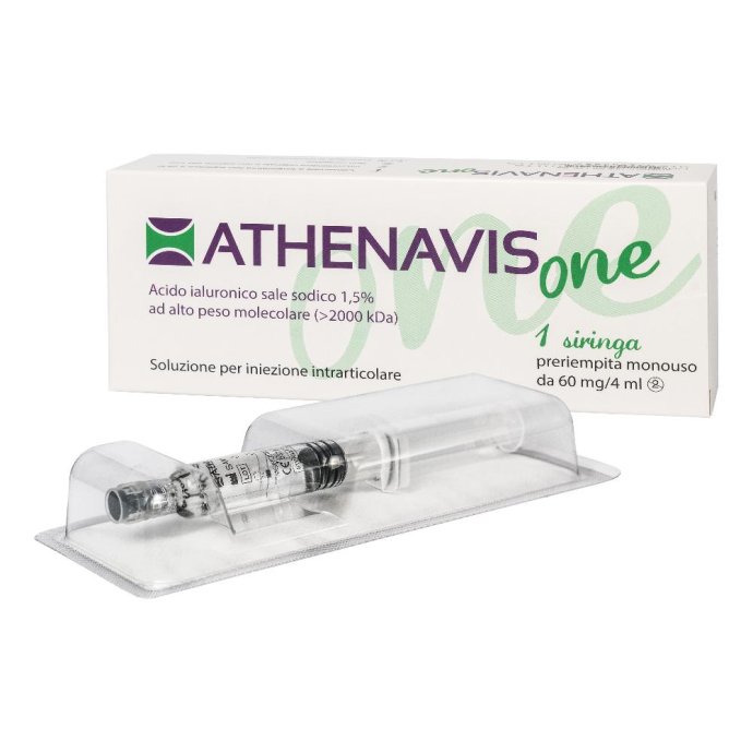 Athenavis one siringa intra-articolare acido ialuronico 60 mg / 4ml Athenavis one siringa intra-articolare acido ialuronico 60 mg / 4ml