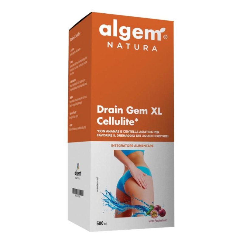 Draingem XL 500 ml Integratore Drenante Gambe e Corpo Contro la Cellulite Retenzione Idrica e Gonfiore Draingem XL 500 ml Integratore Drenante Gambe e Corpo Contro la Cellulite Retenzione Idrica e Gonfiore