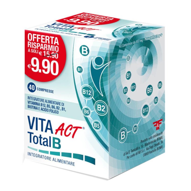 Vita Act Total B Integratore Alimentare 40 Compresse