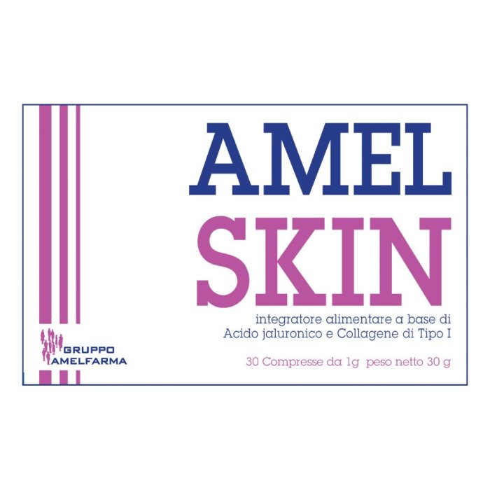 Amelfarma Amelskin Integratore Acido Jaluronico E Collagene 30 Compresse