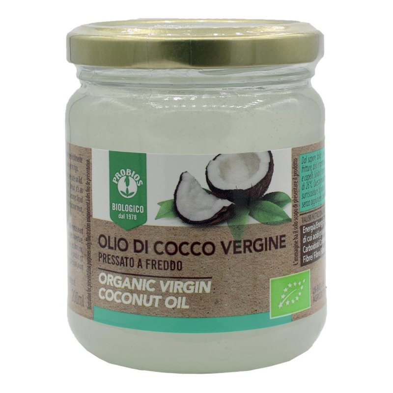 Olio di Cocco Probios 210g: Idratazione Naturale per Pelle e Capelli
