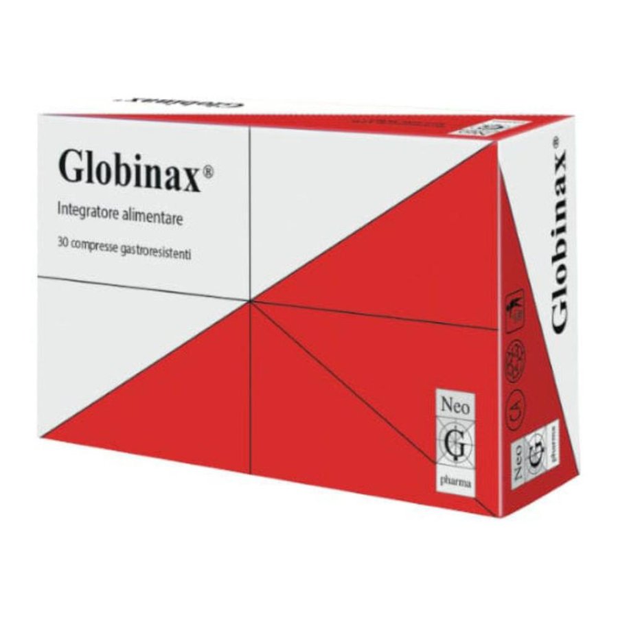 Globinax 30 Capsule Integratore Vitamina per Stanchezza Fisica Mentale e Difese Immunitarie Globinax 30 Capsule Integratore Vitamina per Stanchezza Fisica Mentale e Difese Immunitarie