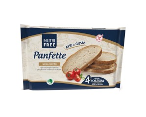 NutriFree Panfette Nuova Ricetta Morbida Pane Senza Glutine 300g (4x75g)​