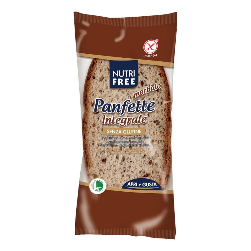 Panfette Integrale Nutrifree 85 grammi - Pane senza glutine e lattosio, morbido e rustico Panfette Integrale Nutrifree 85 grammi - Pane senza glutine e lattosio, morbido e rustico