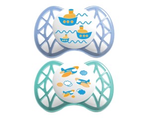 Nuvita Succhietto Con Tettarella Ortodontica 0 Mesi+ Blu E Tiffany