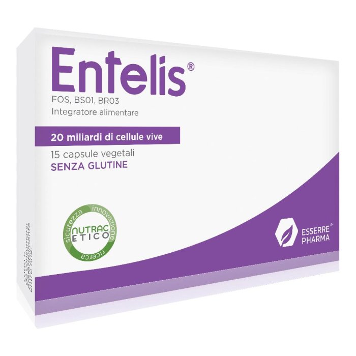 Entelis Integratore Alimentare, 15 Capsule Entelis Integratore Alimentare, 15 Capsule