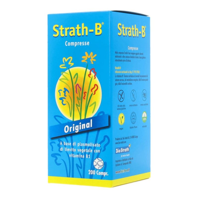 Strath Bio B 200 Compresse 100 g Integratore Alimentare Naturale per Energia e Benessere Strath Bio B 200 Compresse 100 g Integratore Alimentare Naturale per Energia e Benessere