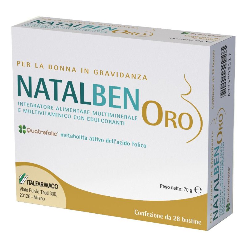 Natalben Oro Integratore Donna 28 Bustine Natalben Oro Integratore Donna 28 Bustine