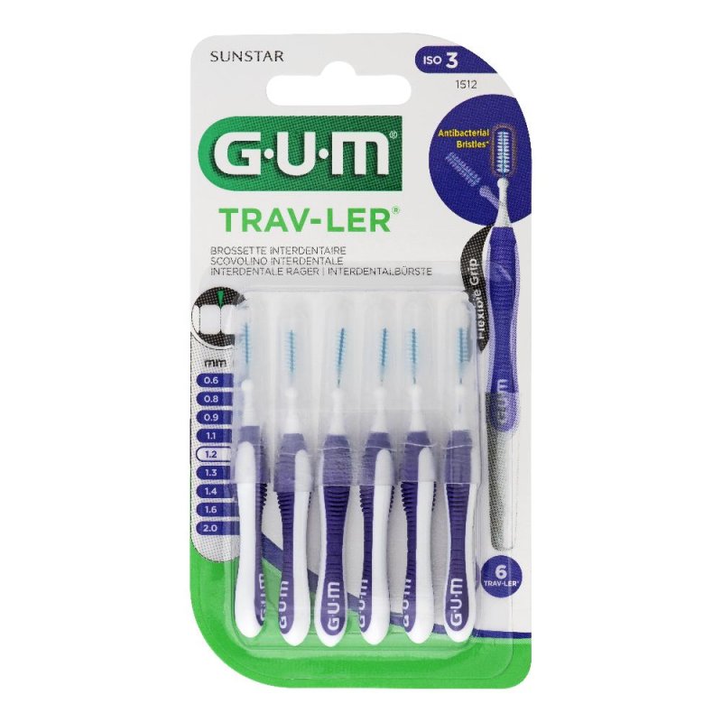 Gum Travler 1512 Scovo 1,2 6 Pezzi Gum Travler 1512 Scovo 1,2 6 Pezzi