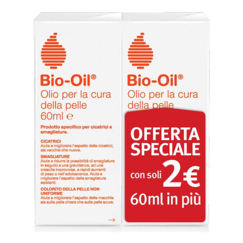 BIO-OIL OLIO CURA PELLE 2X60ML BIO-OIL OLIO CURA PELLE 2X60ML