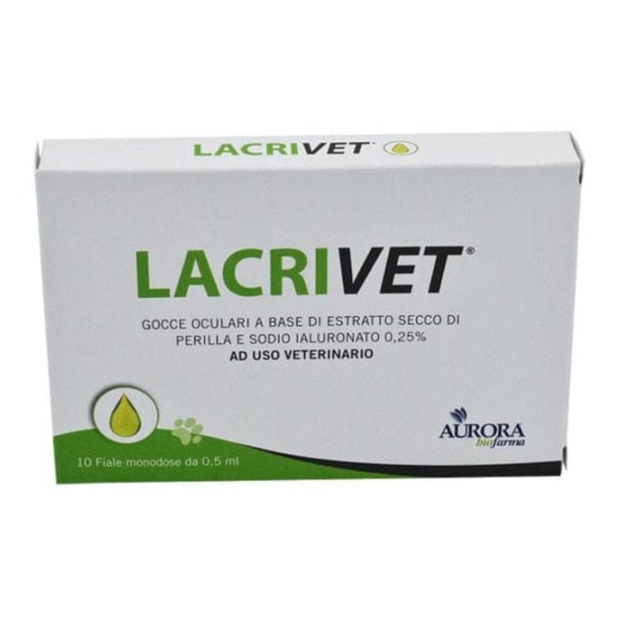 Aurora Biofarma Lacrivet Gocce Oculari Per Cane E Gatto 10 Flaconcini Aurora Biofarma Lacrivet Gocce Oculari Per Cane E Gatto 10 Flaconcini