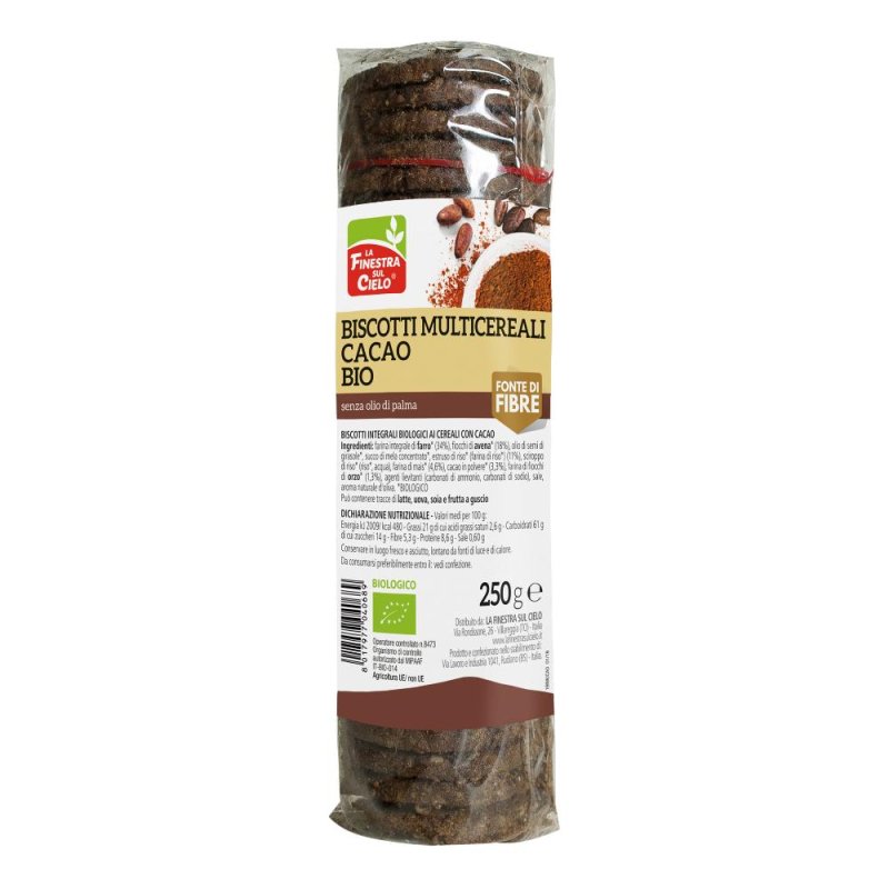BISCOTTI MULTICER CACAO 250G BISCOTTI MULTICER CACAO 250G