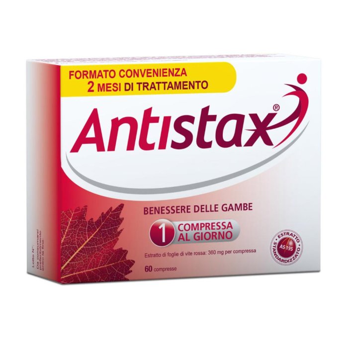 Antistax 360mg Integratore Alimentare 60 Compresse Antistax 360mg Integratore Alimentare 60 Compresse