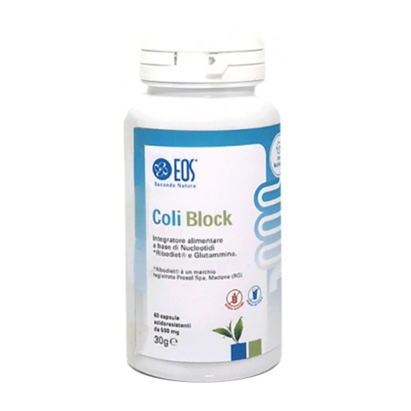 Eos Coli Block Integratore Benessere Gastro-Intestinale 60 capsule Eos Coli Block Integratore Benessere Gastro-Intestinale 60 capsule