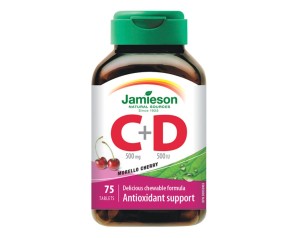 JAMIESON VITAMINA C500+D 75CPR