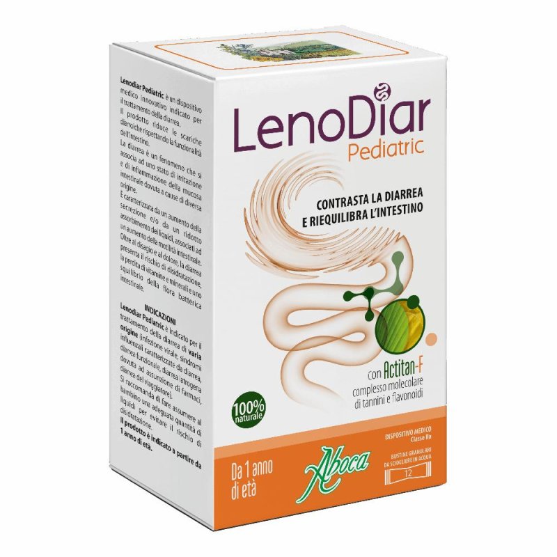 Aboca Lenodiar Pediatric 12 Bustine 2 g Aboca Lenodiar Pediatric 12 Bustine 2 g