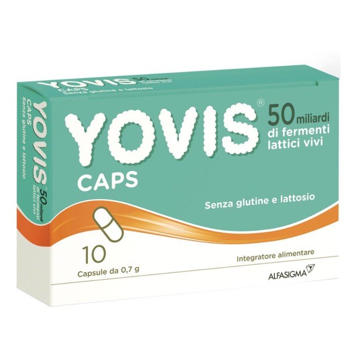 Yovis Caps 50 Miliardi Fermenti Lattici Integratore Alimentare 10 Capsule