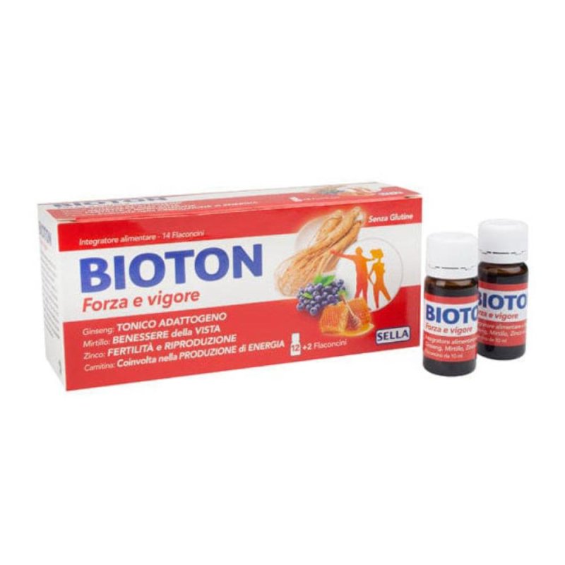 Sella Bioton Ginseng Forza E Vigore 14 Flaconcini Sella Bioton Ginseng Forza E Vigore 14 Flaconcini