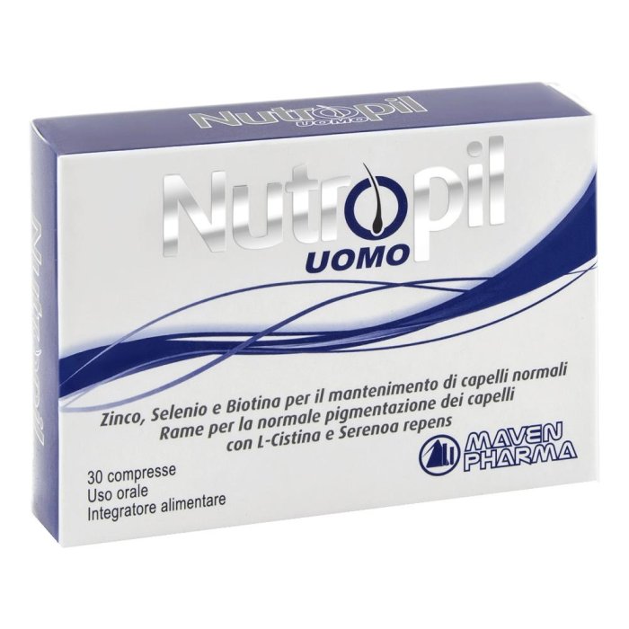 Nutropil Uomo Integratore Alimentare per il Benessere Maschile 30 Compresse