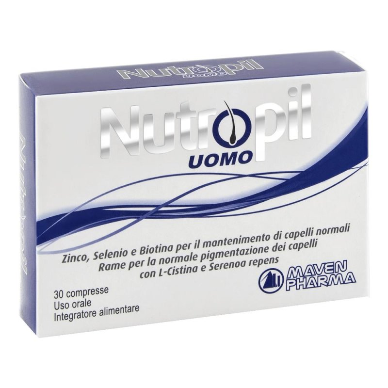 Nutropil Uomo Integratore Alimentare per il Benessere Maschile 30 Compresse