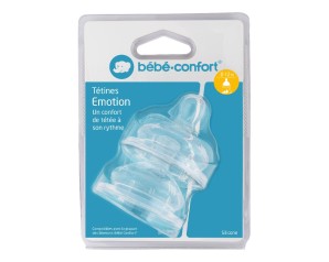 Bebe Confort Tettarella A Base Larga Maternity In Silicone 1 Flusso Regolabile