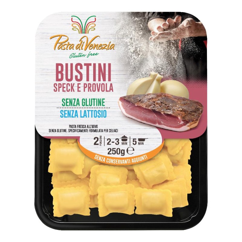Pasta Fresca Ripiena Bustini Speck e Provola 250 g Pasta Fresca Ripiena Bustini Speck e Provola 250 g
