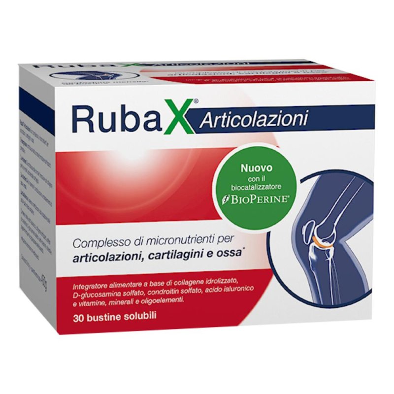 Rubaxx Articolazioni Integratore Alimentare 30 bustine Rubaxx Articolazioni Integratore Alimentare 30 bustine