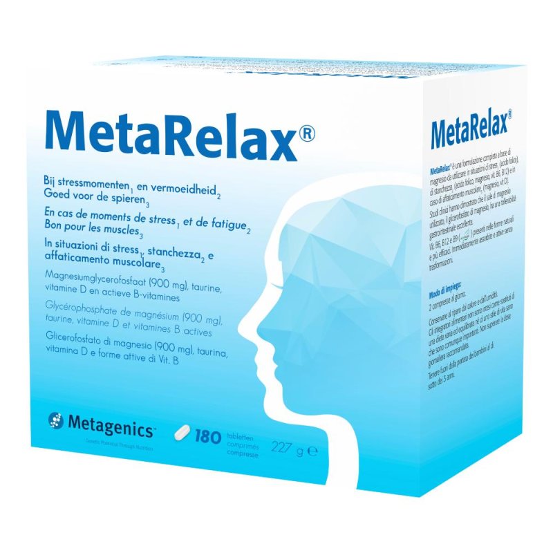 Metagenics Belgium Bvba Metarelax 180 Compresse Metagenics Belgium Bvba Metarelax 180 Compresse