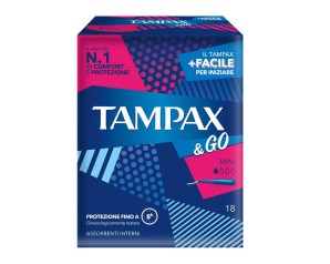 TAMPAX&GO MINI 18PZ