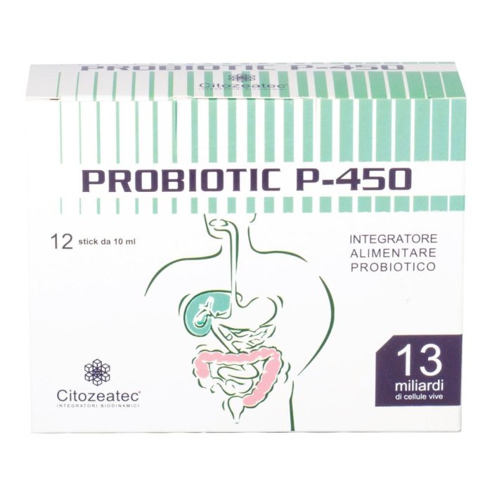Probiotic P-450 integratore alimentare 12 stick monodose