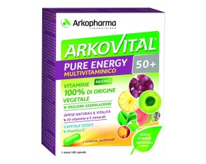 Arkopharma Arkovital Pure Energy 50+ multivitaminico 60capsule