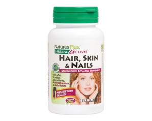 Hair Skin & Nail Natures Plus: Integratore per Capelli, Pelle e Unghie 60 tavolette